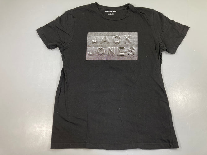 T-shirt m.c noir Jack Jones, moins cher chez Petit Kiwi