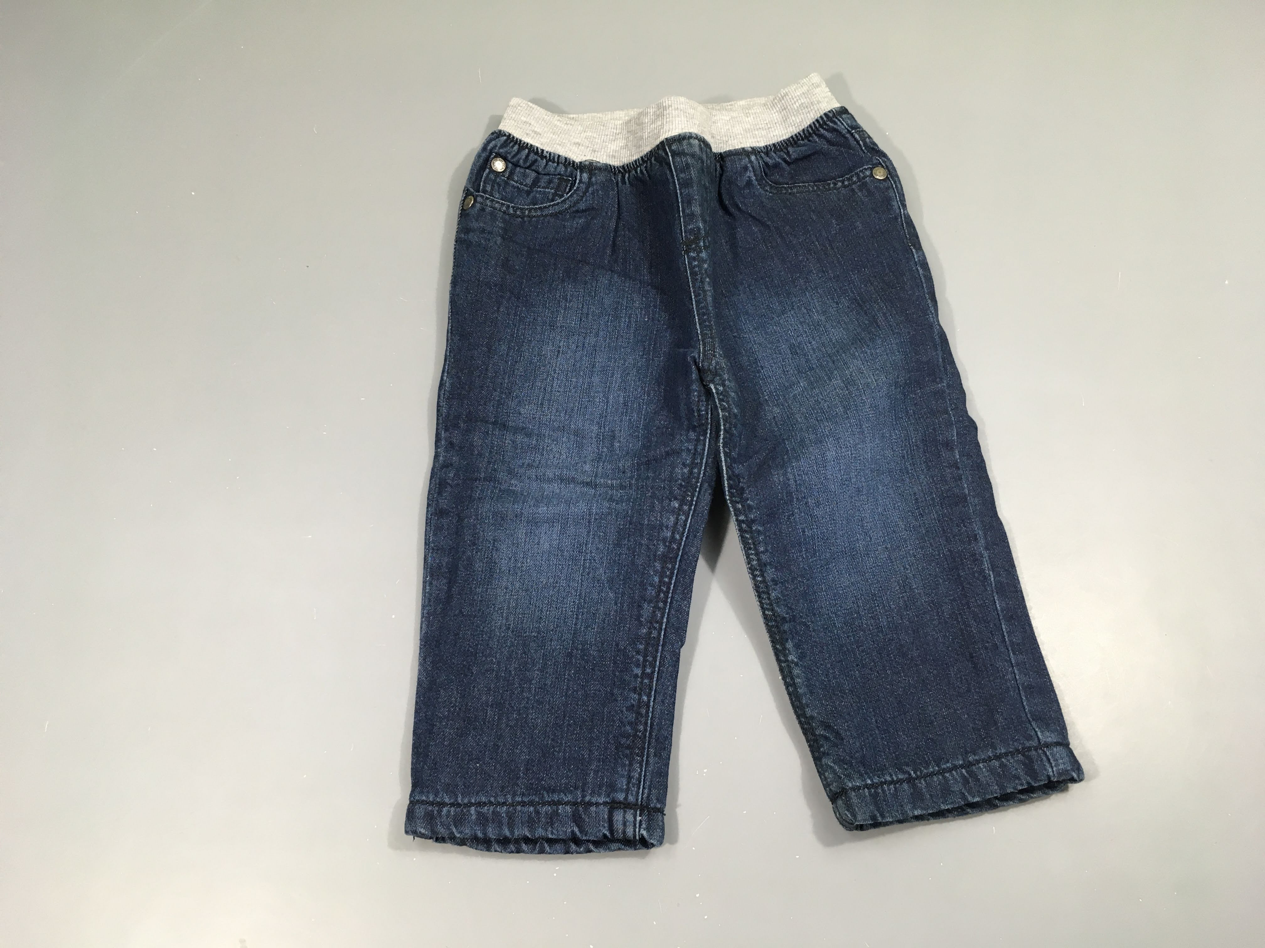 Jeans taille élastique doublé polar