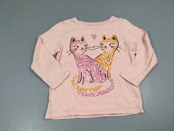 T-shirt m.l rose chats