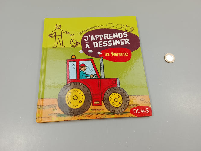 J'apprends à dessiner la ferme, moins cher chez Petit Kiwi