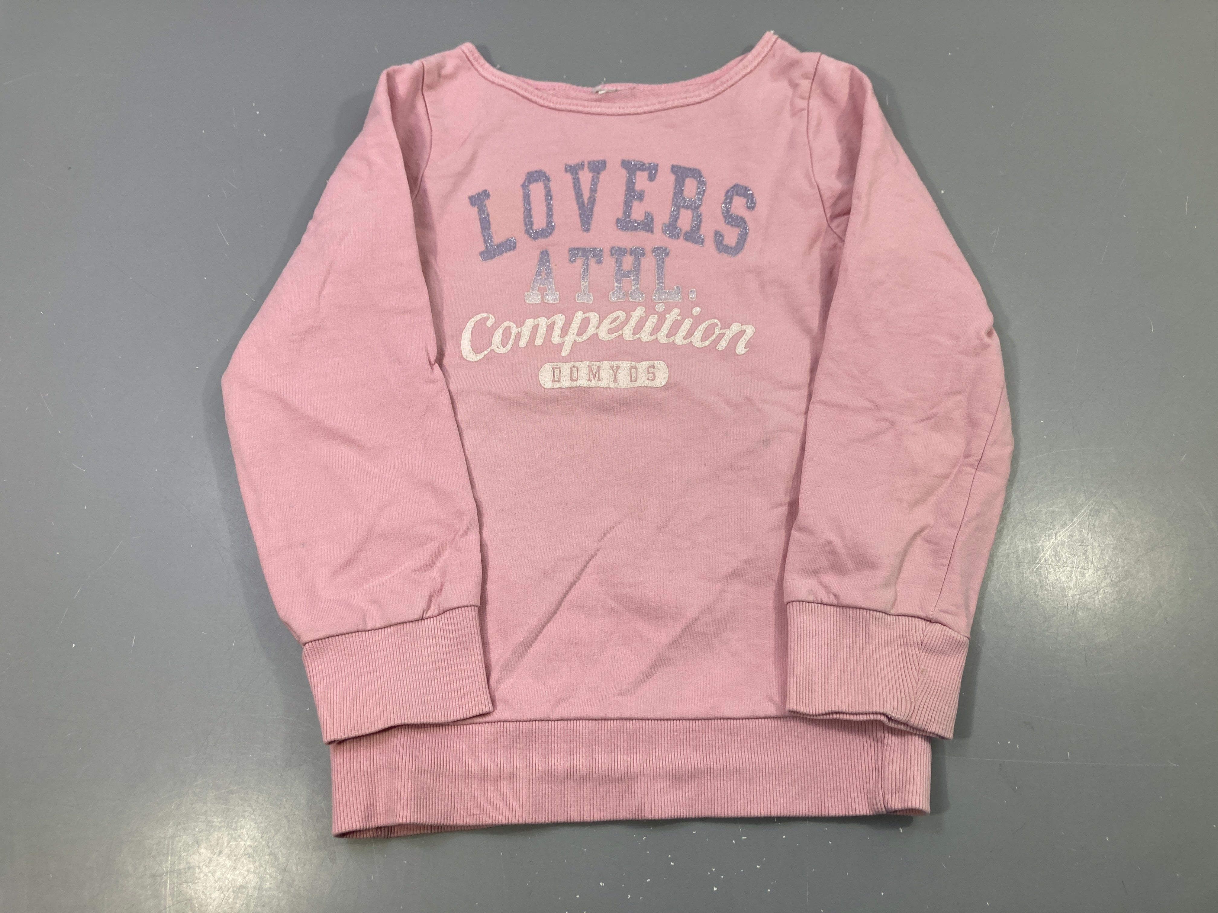 Sweat léger rose brodé Lovers Athl Competition, Domyos
