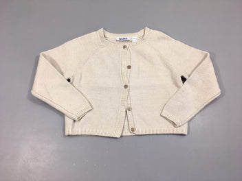 Gilet écru irisé