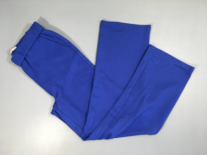 Pantalon synthétique bleu vif, moins cher chez Petit Kiwi