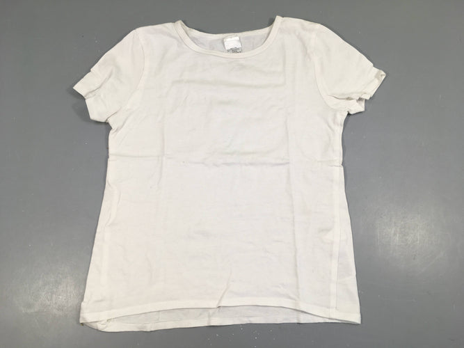 Chemisette m.c blanche, moins cher chez Petit Kiwi