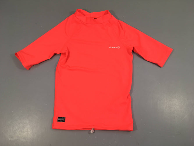 T-shirt m.c anti-UV corail Olaian UPF 50+, moins cher chez Petit Kiwi