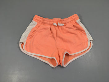 Short orange néon, légèrement bouloché