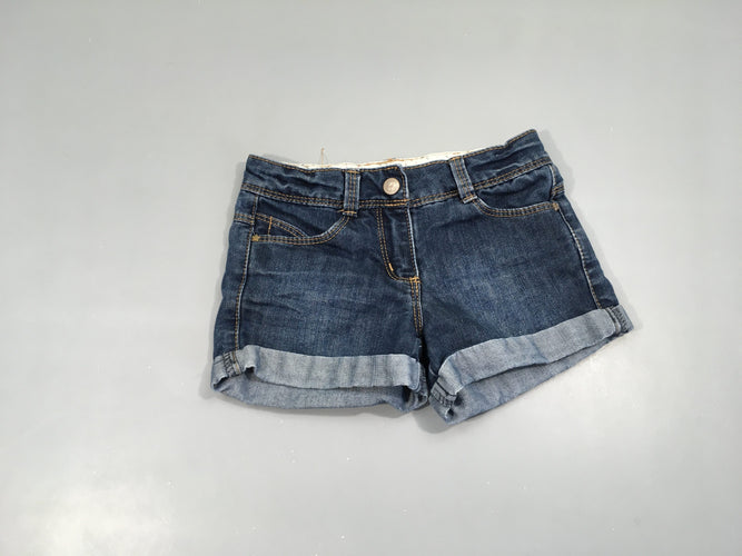 Short jean à revers, moins cher chez Petit Kiwi
