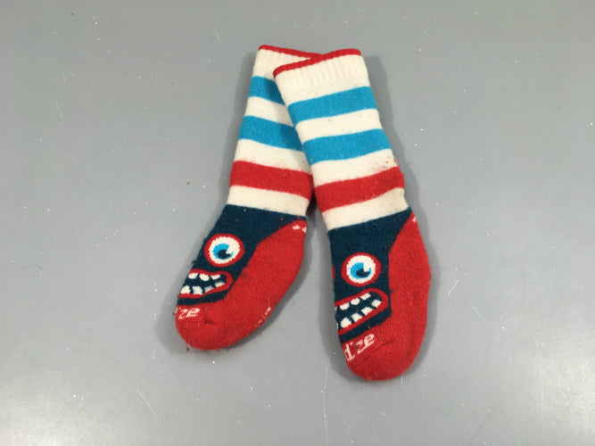 Chaussettes de ski Wed'ze 23-26 RY rouge-blanc, moins cher chez Petit Kiwi