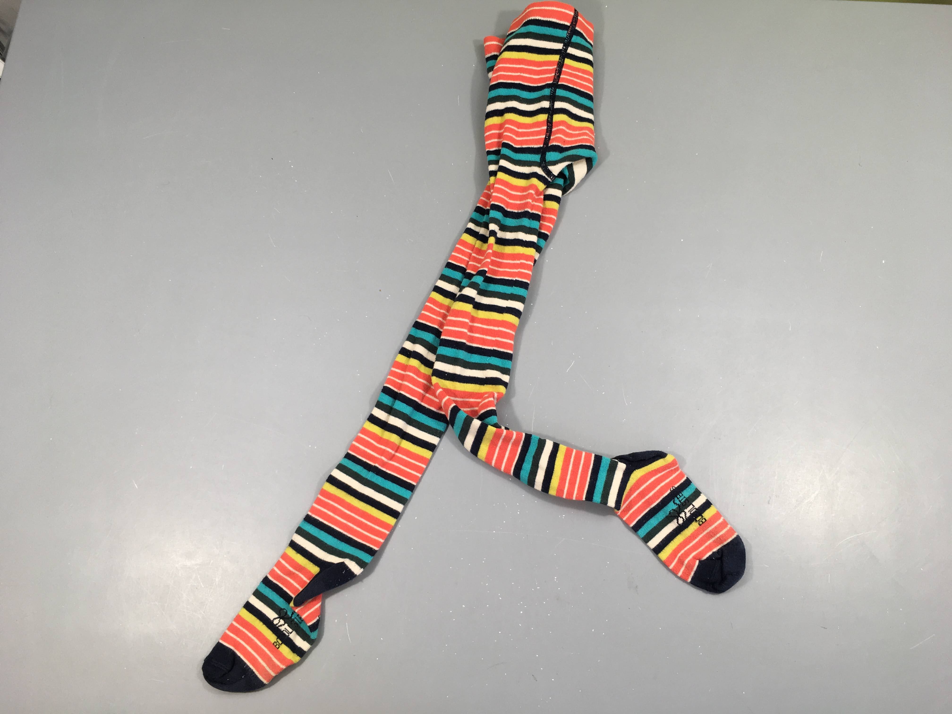 Colants rayé couleurs