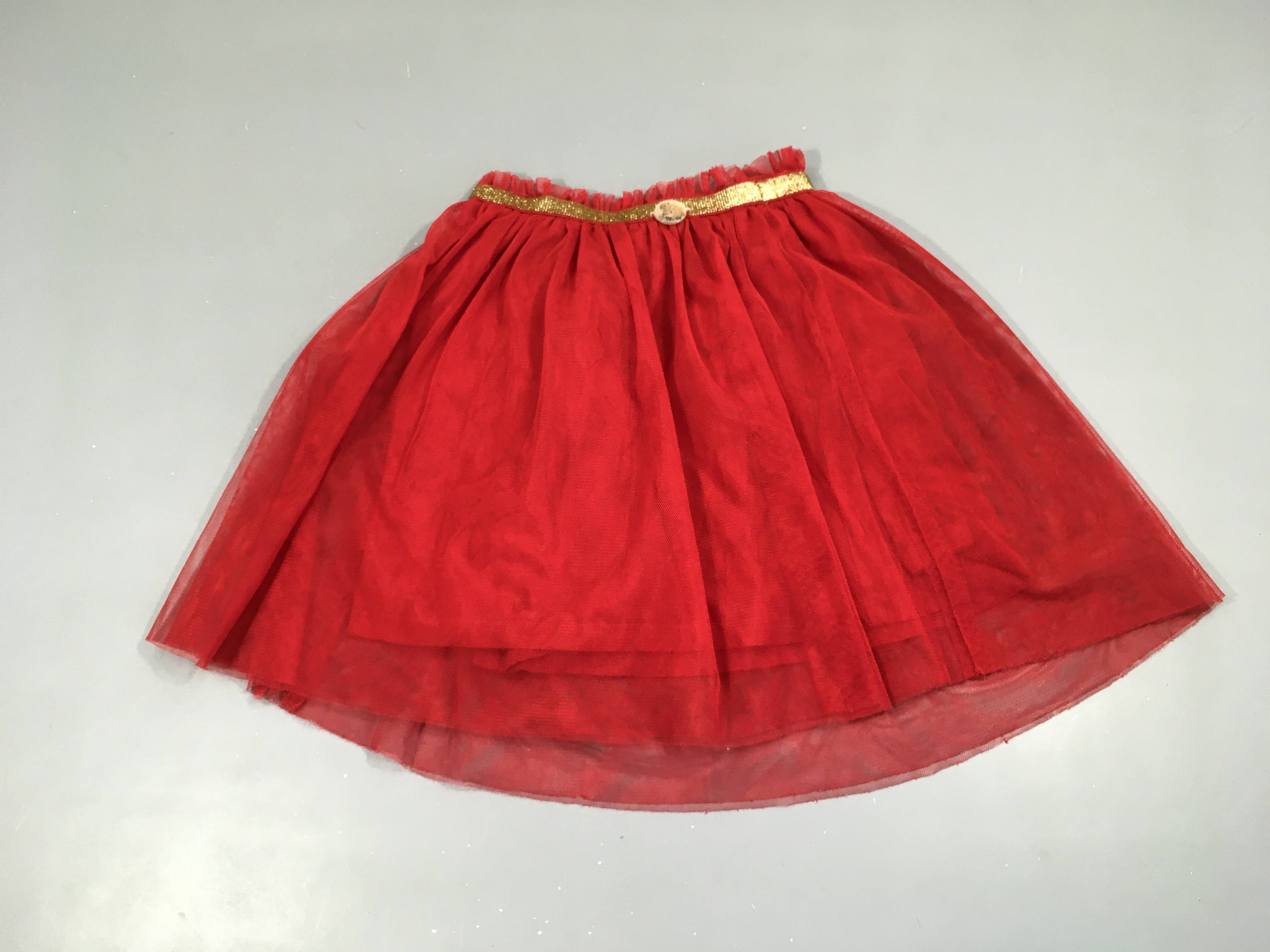 Jupe tulle rouge