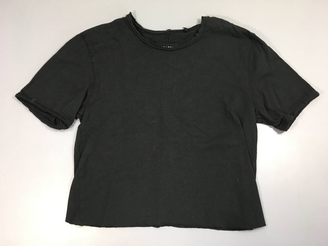 T-shirt m.c noir effet découpé, moins cher chez Petit Kiwi