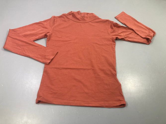 T-shirt m.l col roulé orange, moins cher chez Petit Kiwi