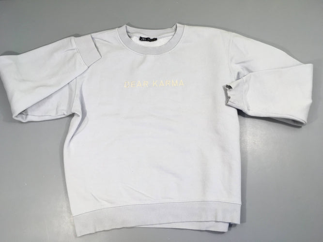 Sweat bleu clair oversized dear karma, moins cher chez Petit Kiwi