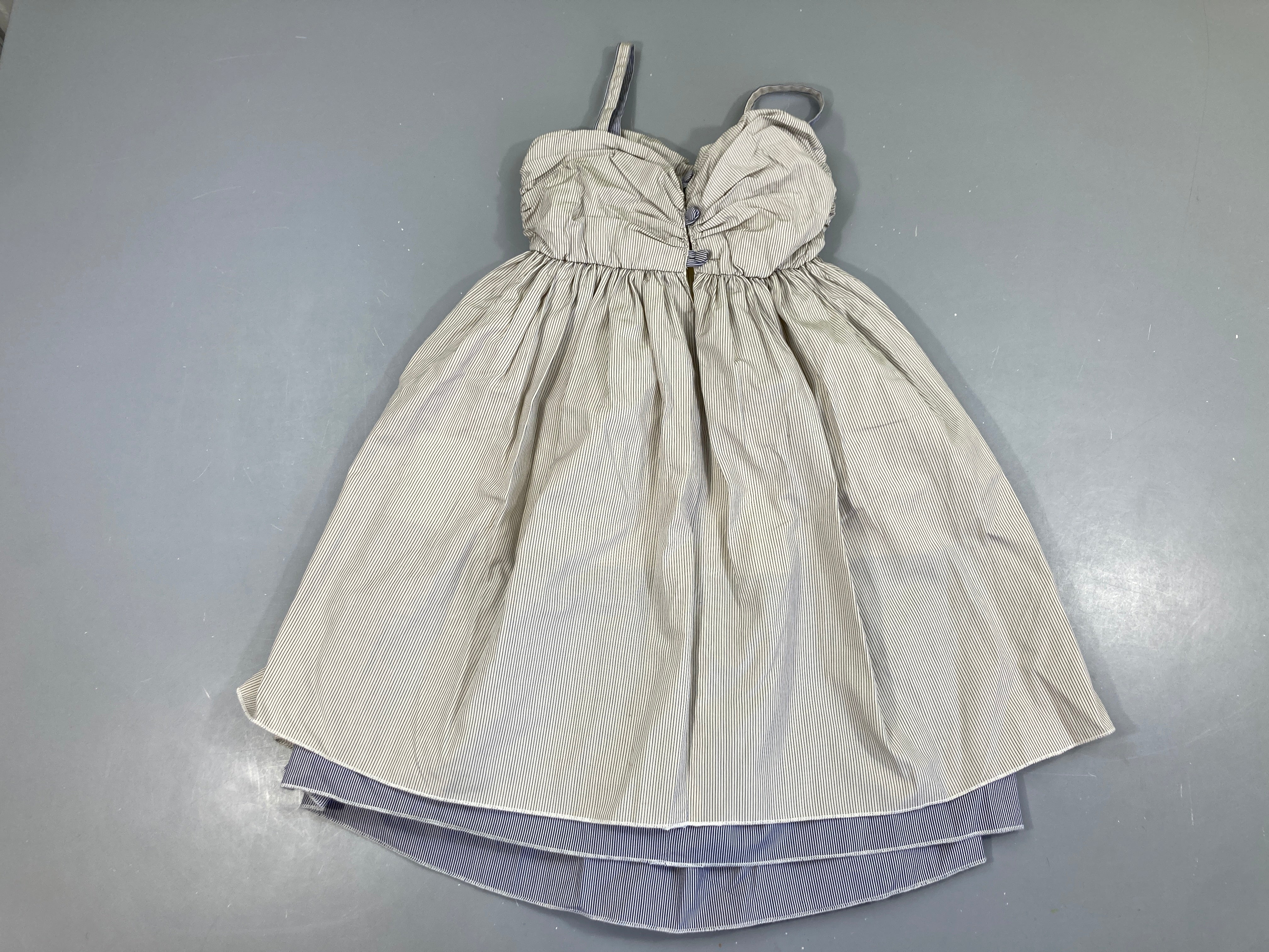 Robe fines bretelles beige, Maro Grifoni