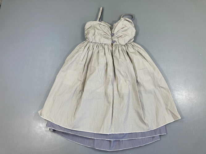 Robe fines bretelles beige, Maro Grifoni, moins cher chez Petit Kiwi
