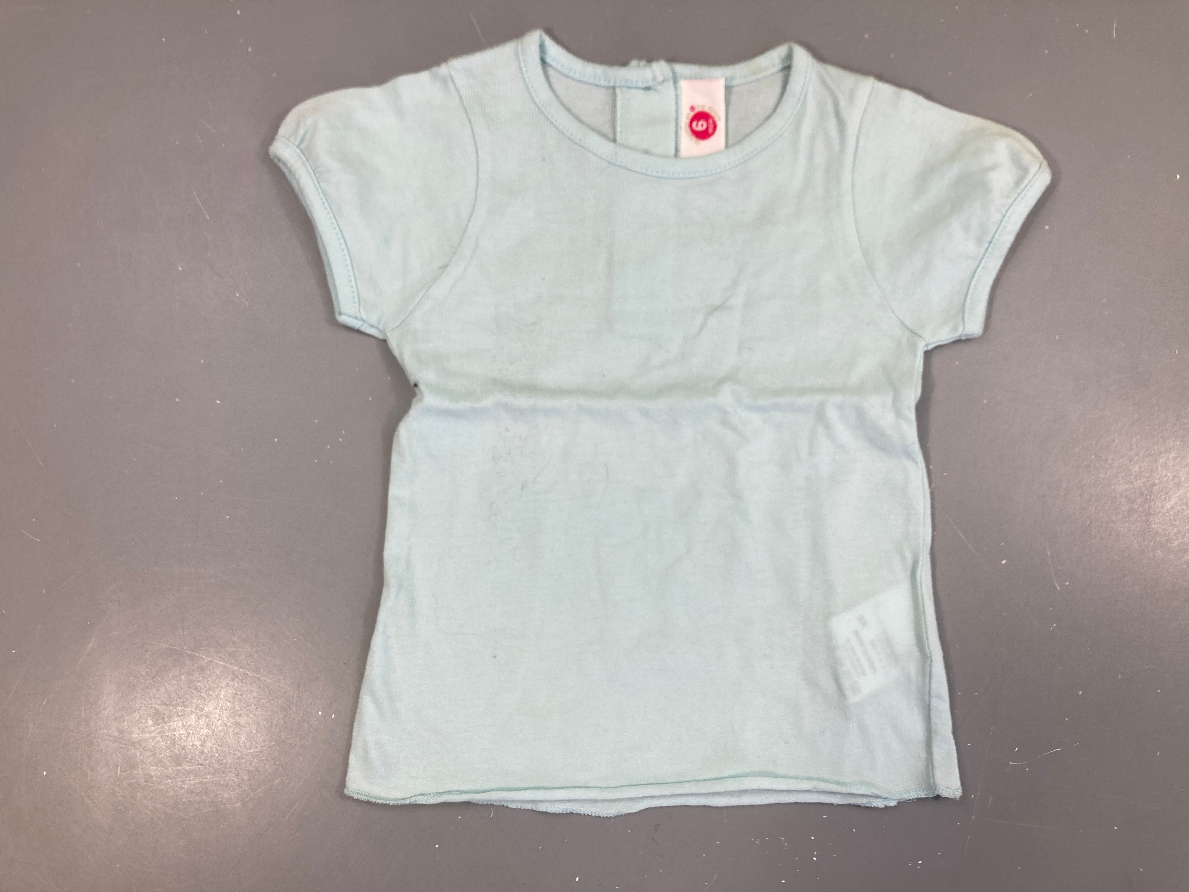 T-shirt m.c bleu clair