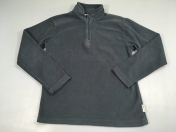 Polar gris col zippé