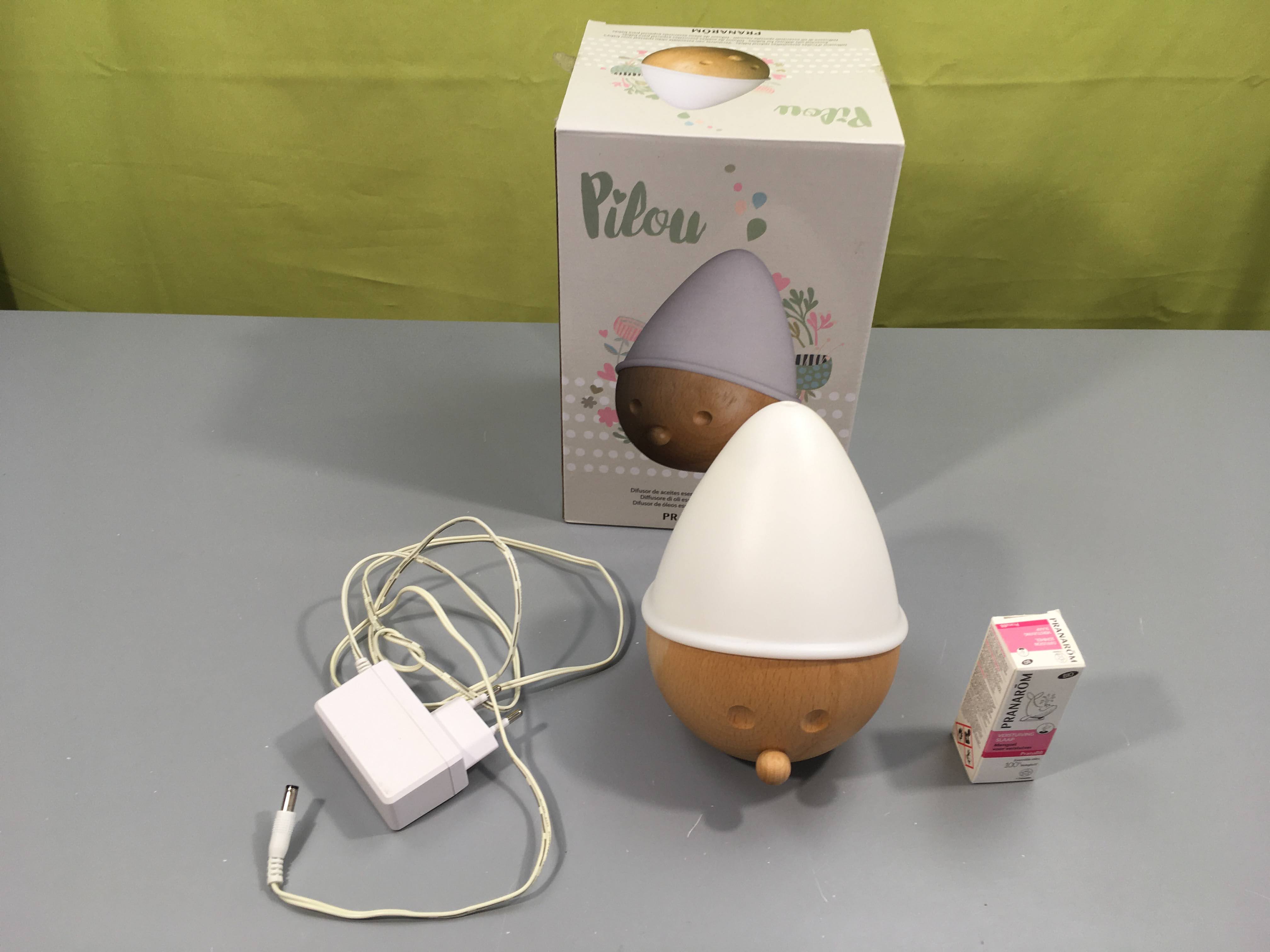 Diffuseur huiles essentielles spécial bébé, Pilou