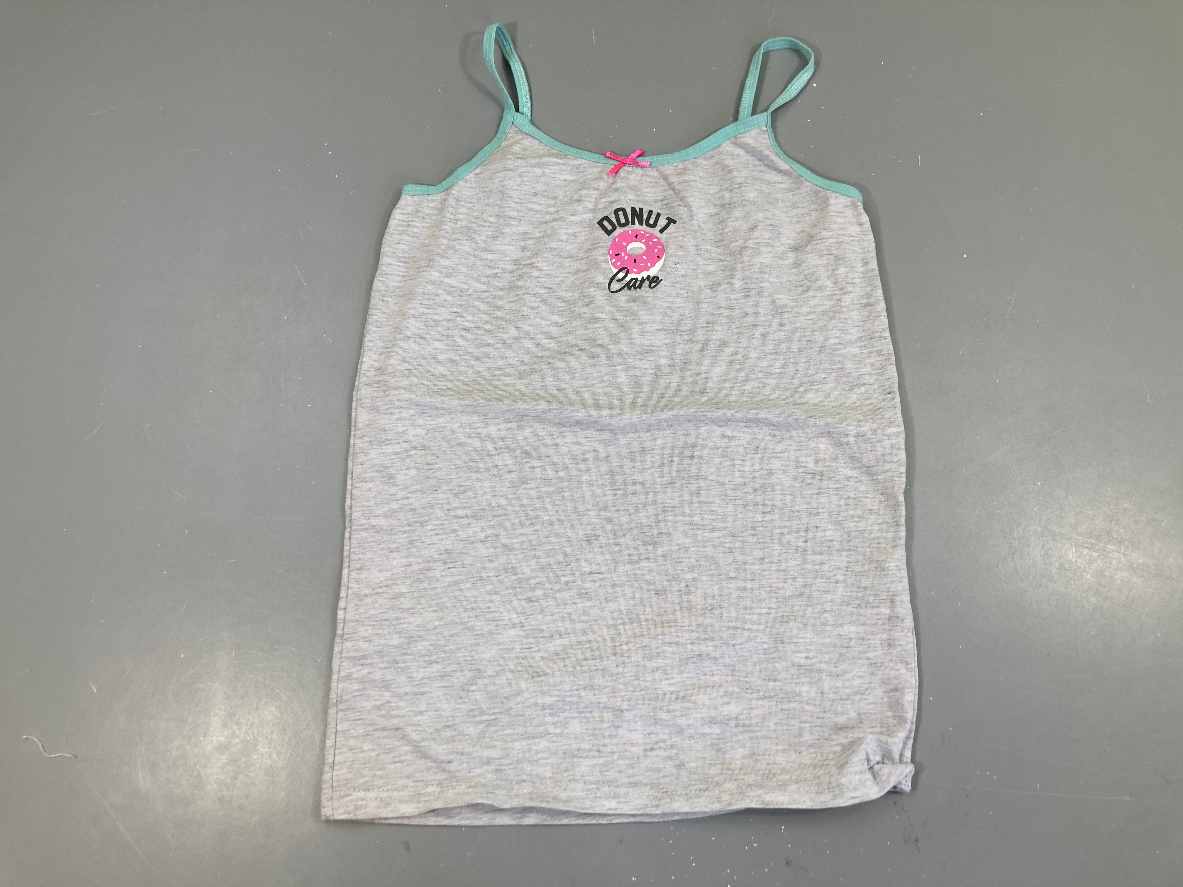 Chemisette fines bretelles gris chiné Donut