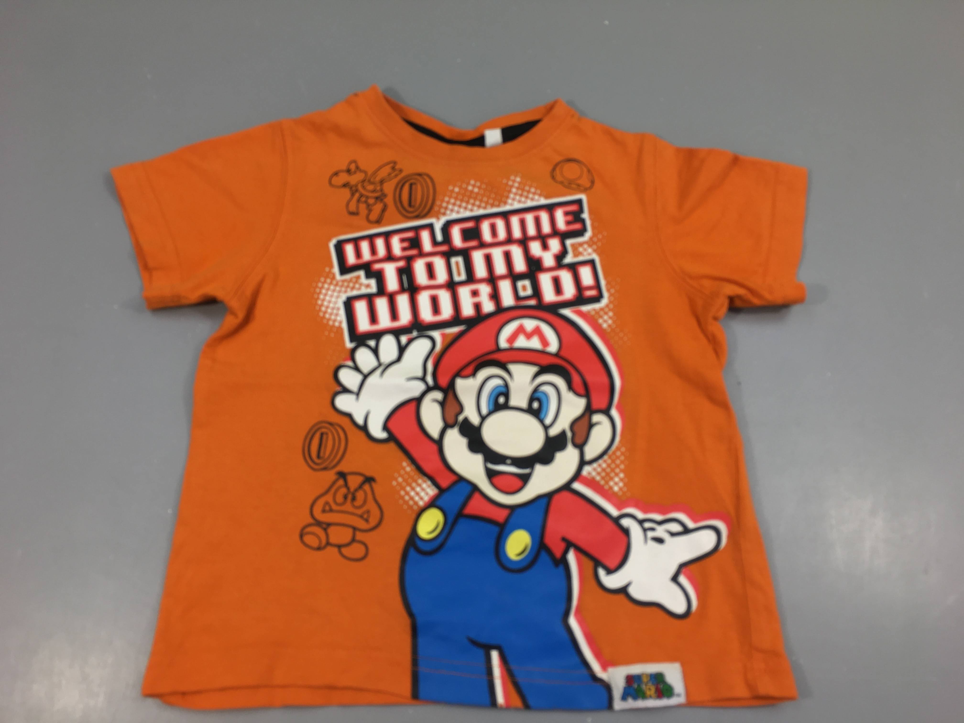 T-shirt m.c orange Mario