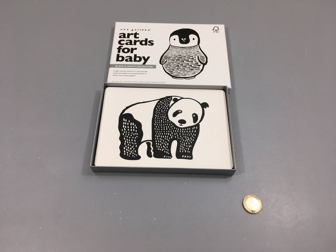 Cartes collection "Black and white" - Wee Galler.y, moins cher chez Petit Kiwi