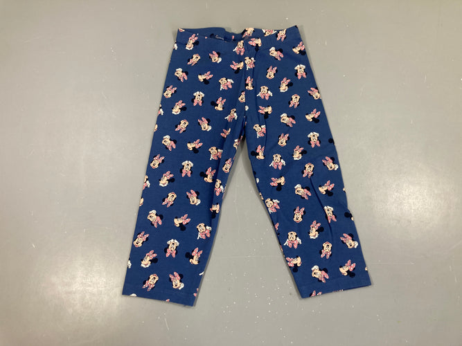 Legging bleu Minnie, moins cher chez Petit Kiwi