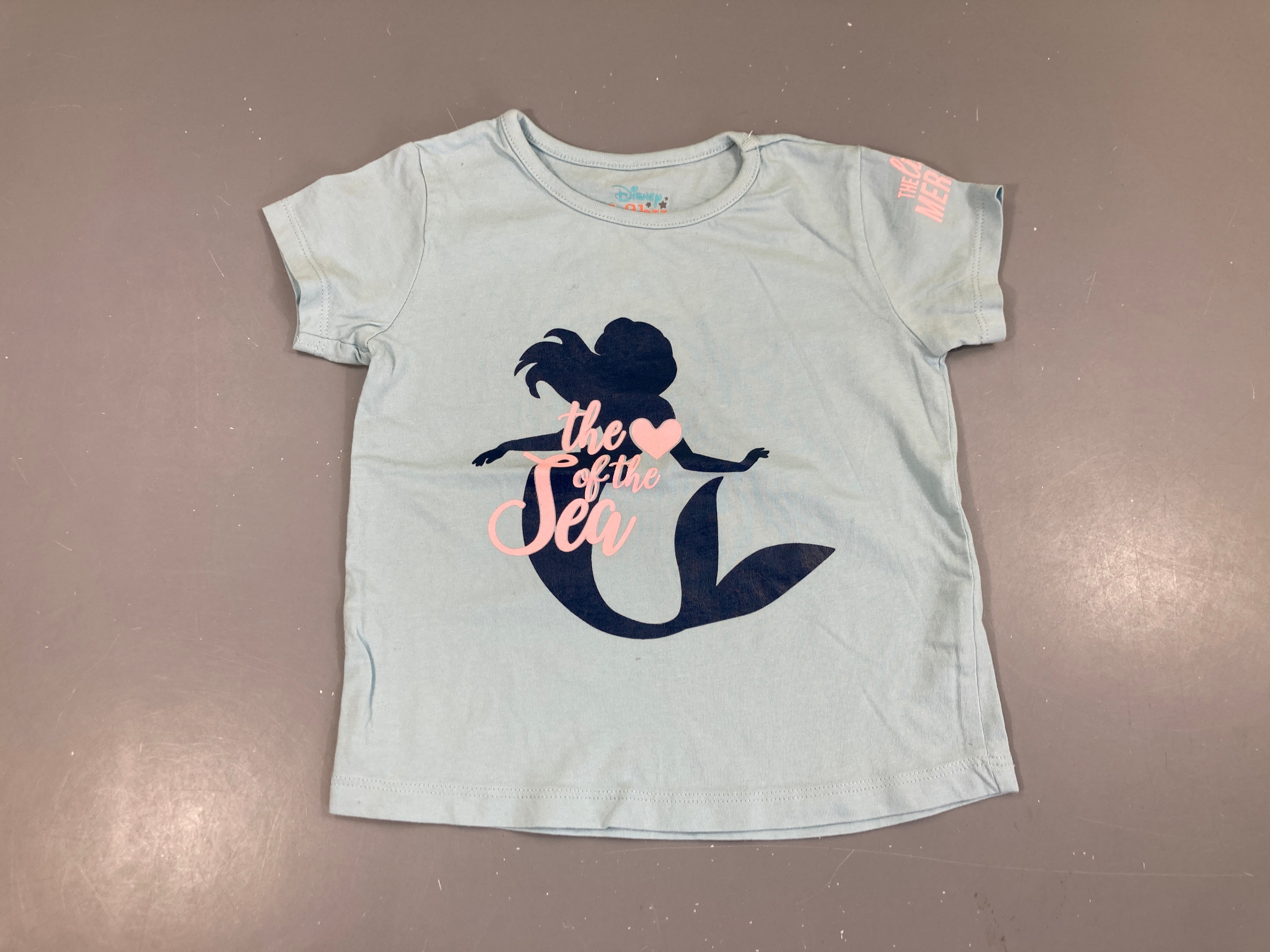 T-shirt m.c bleu sirène