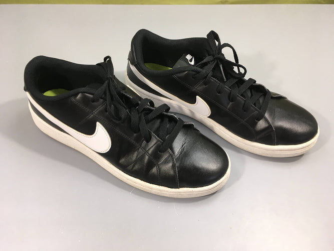 Baskets basses cuir noir, 44, moins cher chez Petit Kiwi