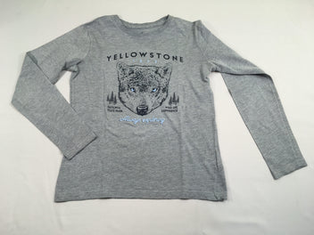 T-shirt m.l gris chiné yellowstone