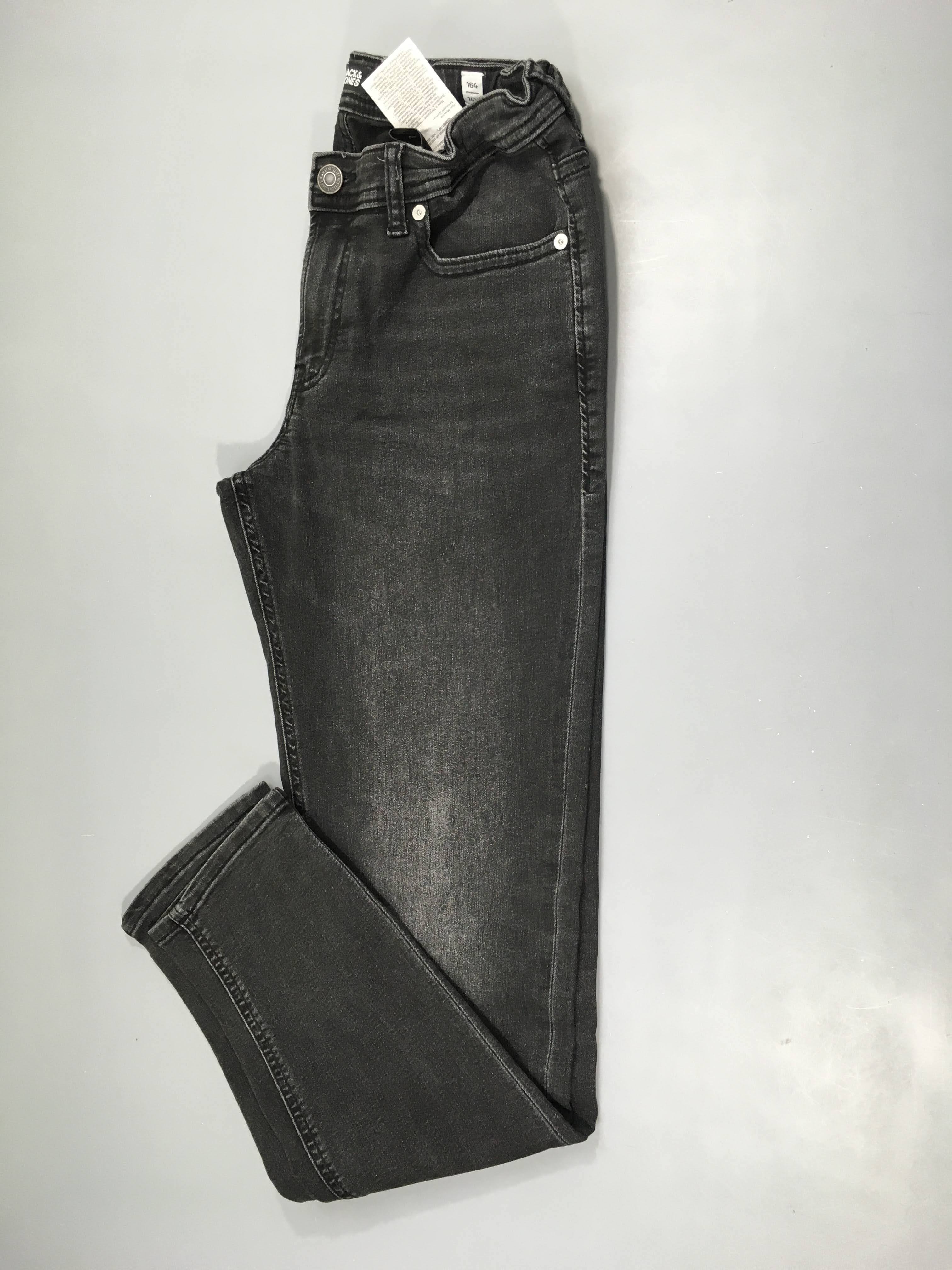Jeans gris foncé Slim Glenn