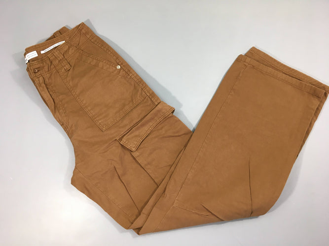 Pantalon cargo brun, moins cher chez Petit Kiwi