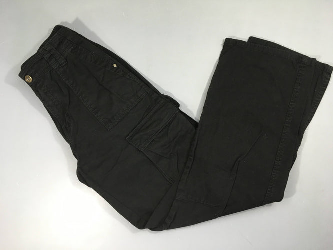 Pantalon cargo noir, moins cher chez Petit Kiwi