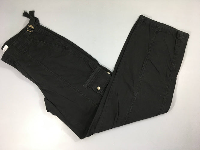 Pantalon cargo noir, moins cher chez Petit Kiwi