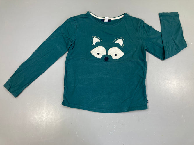 T-shirt m.l vert renard, moins cher chez Petit Kiwi