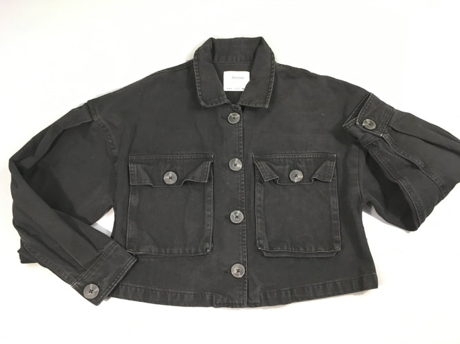 Veste en jean noire, moins cher chez Petit Kiwi