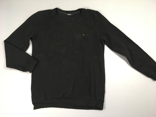 Pull noir poche chino, moins cher chez Petit Kiwi