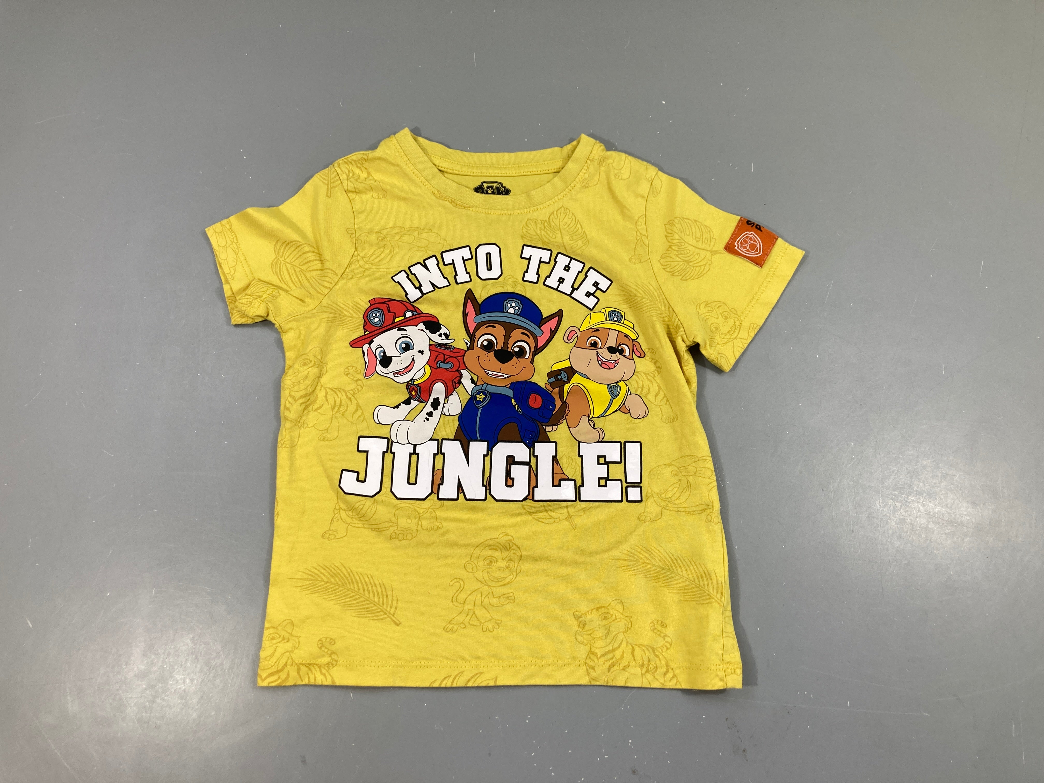 T-shirt m.c jaune Pat Patrouille