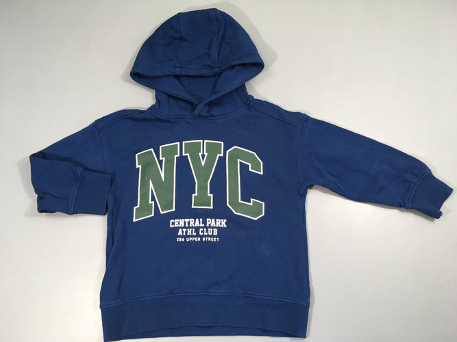 Sweat bleu NYC, moins cher chez Petit Kiwi