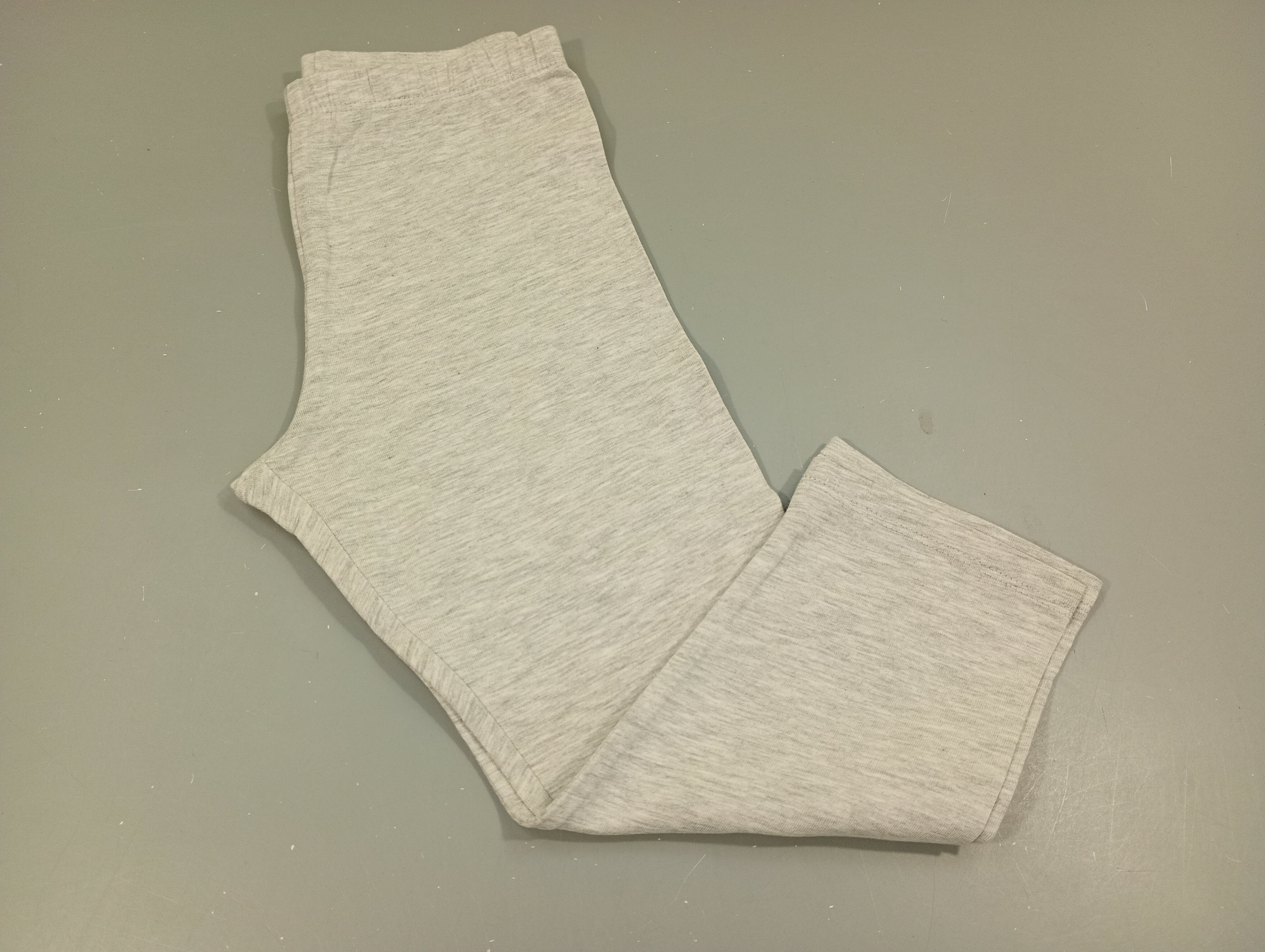 Legging gris clair flammé