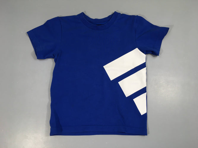 T-shirt m.c bleu adidas, moins cher chez Petit Kiwi
