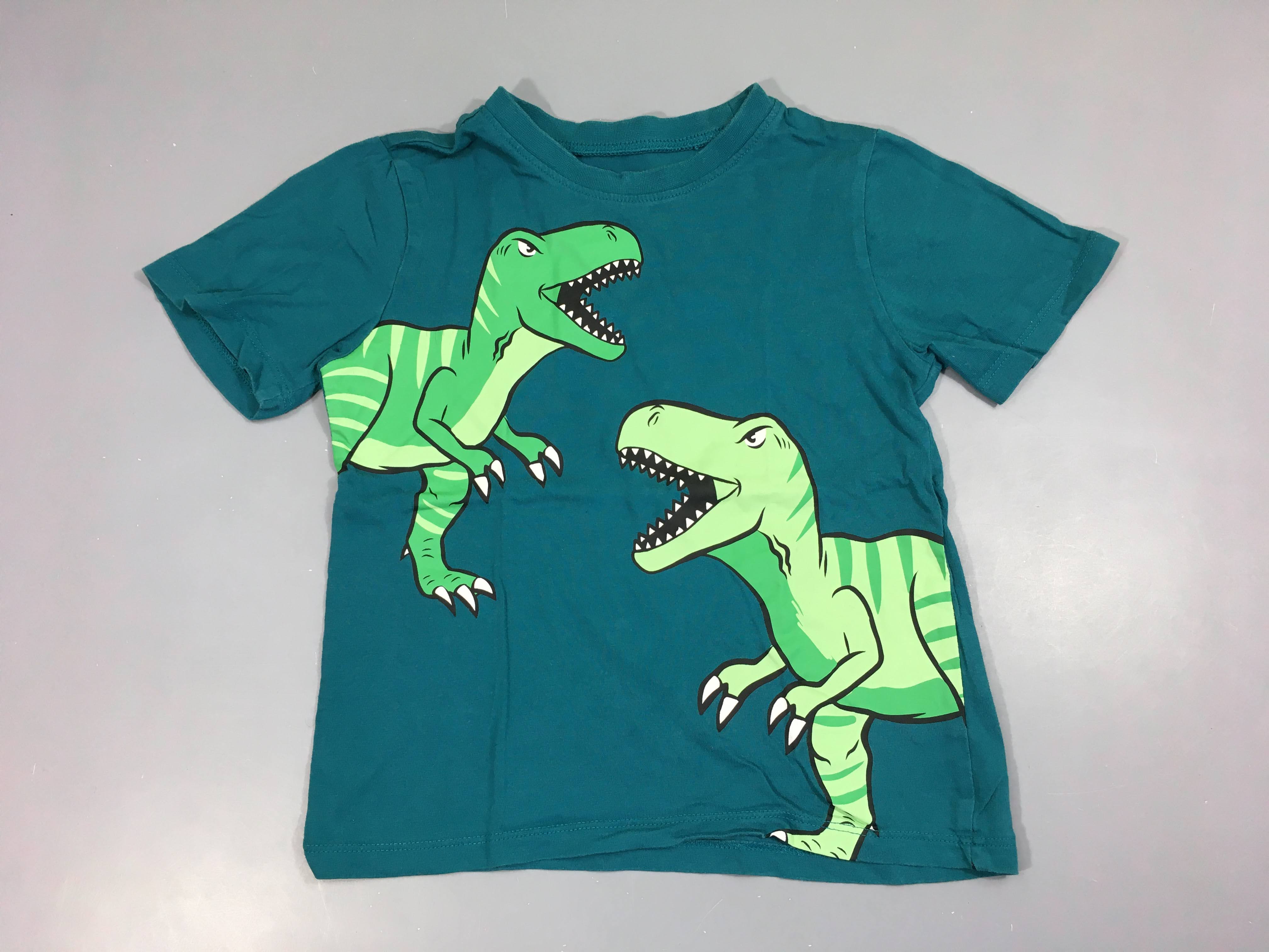T-shirt m.c vert dinos