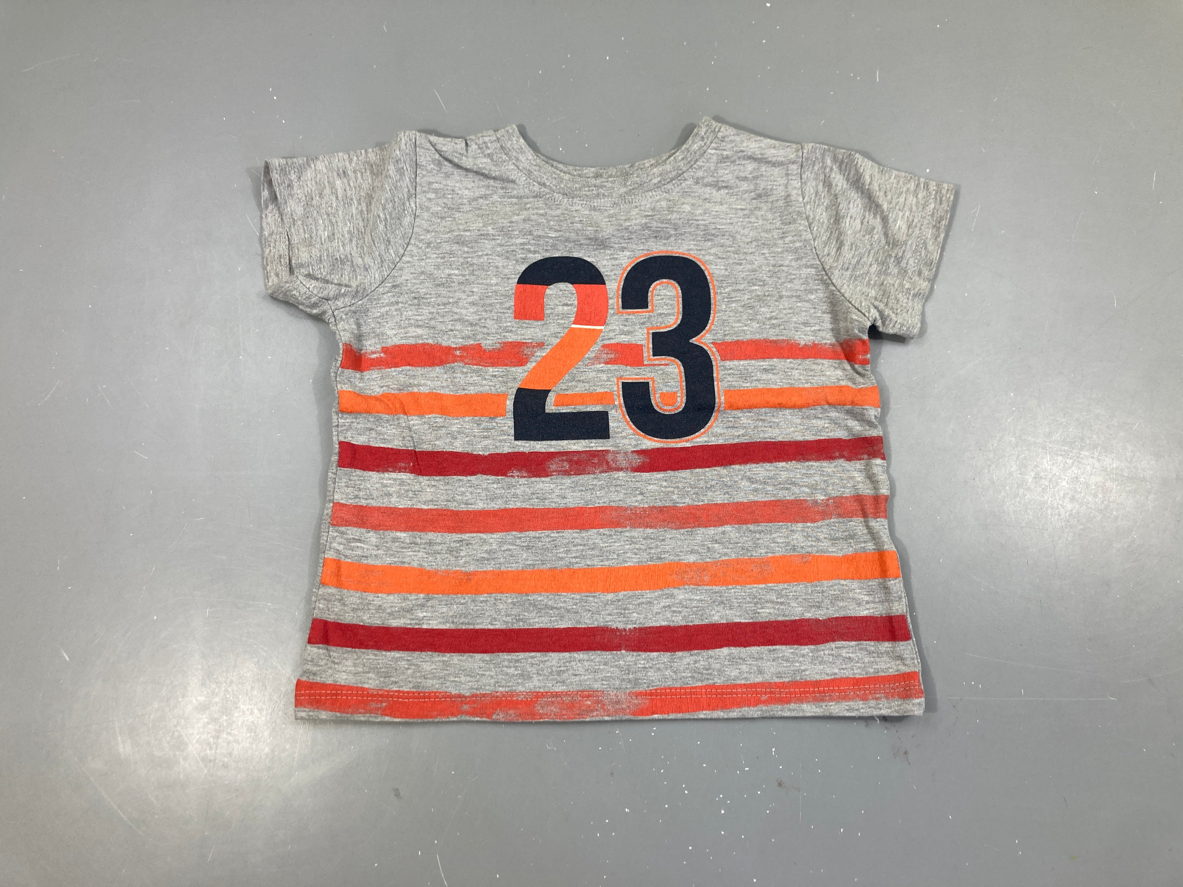 T-shirt m.c gris chiné 23