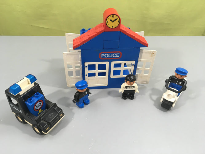 Légo Duplo 2672 Station de police Complet mais usé, moins cher chez Petit Kiwi