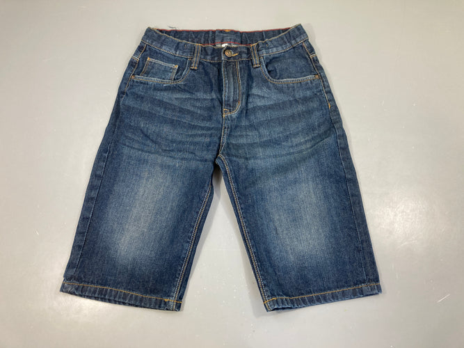Bermuda en jean foncé, moins cher chez Petit Kiwi