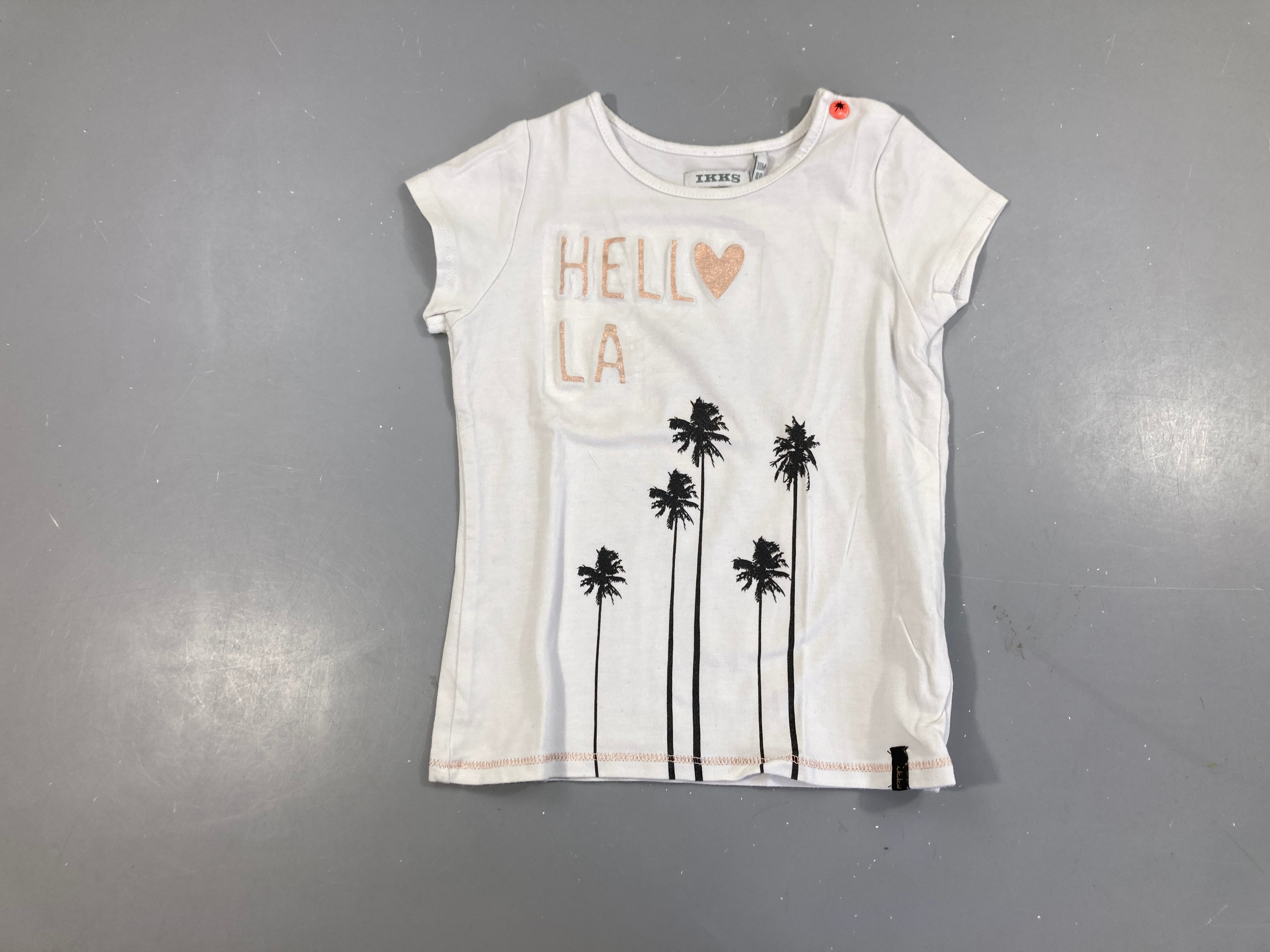 T-shirt m.c blanc Hello