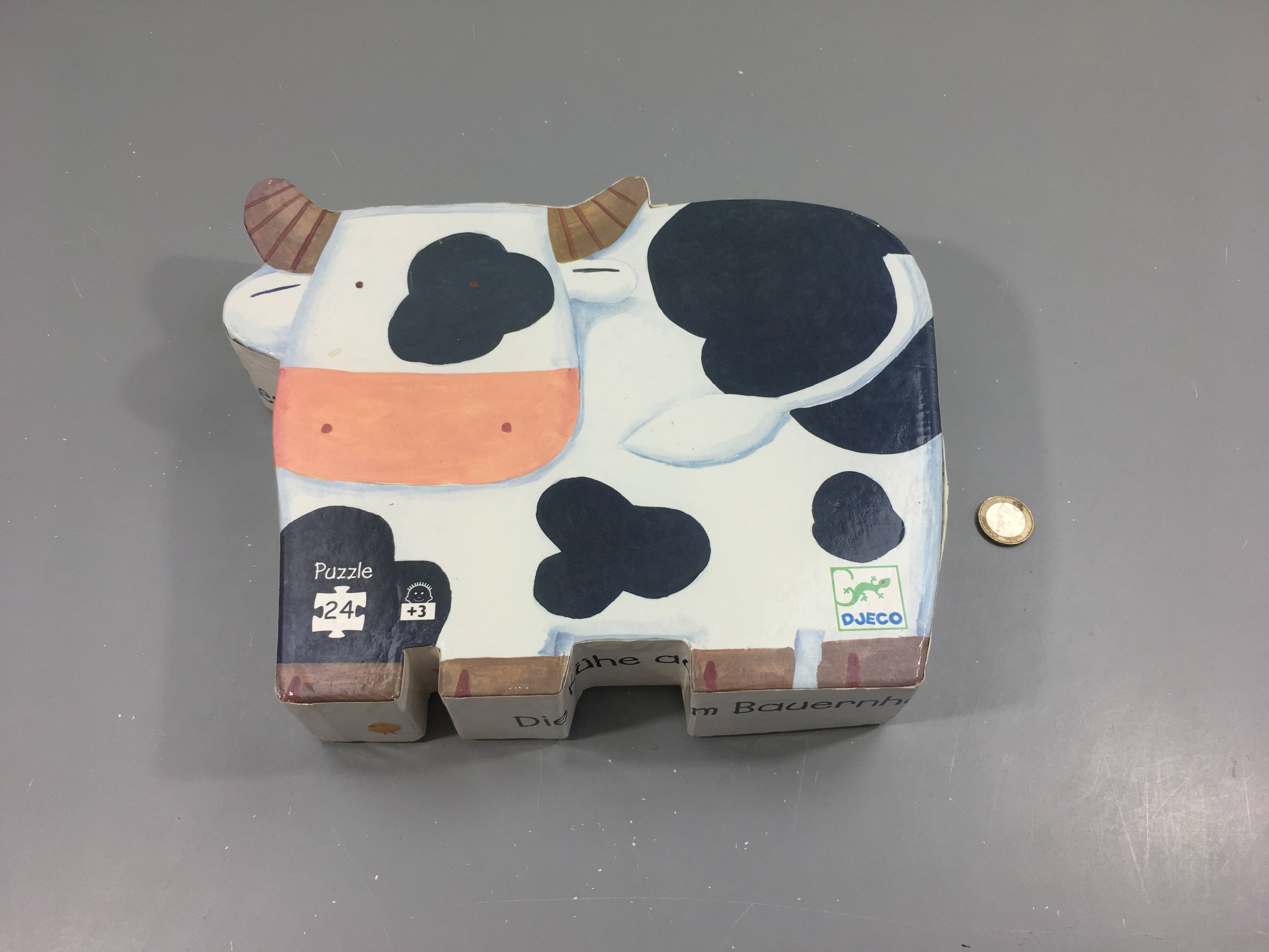 Complet puzzle 24pcs les vaches à la ferme