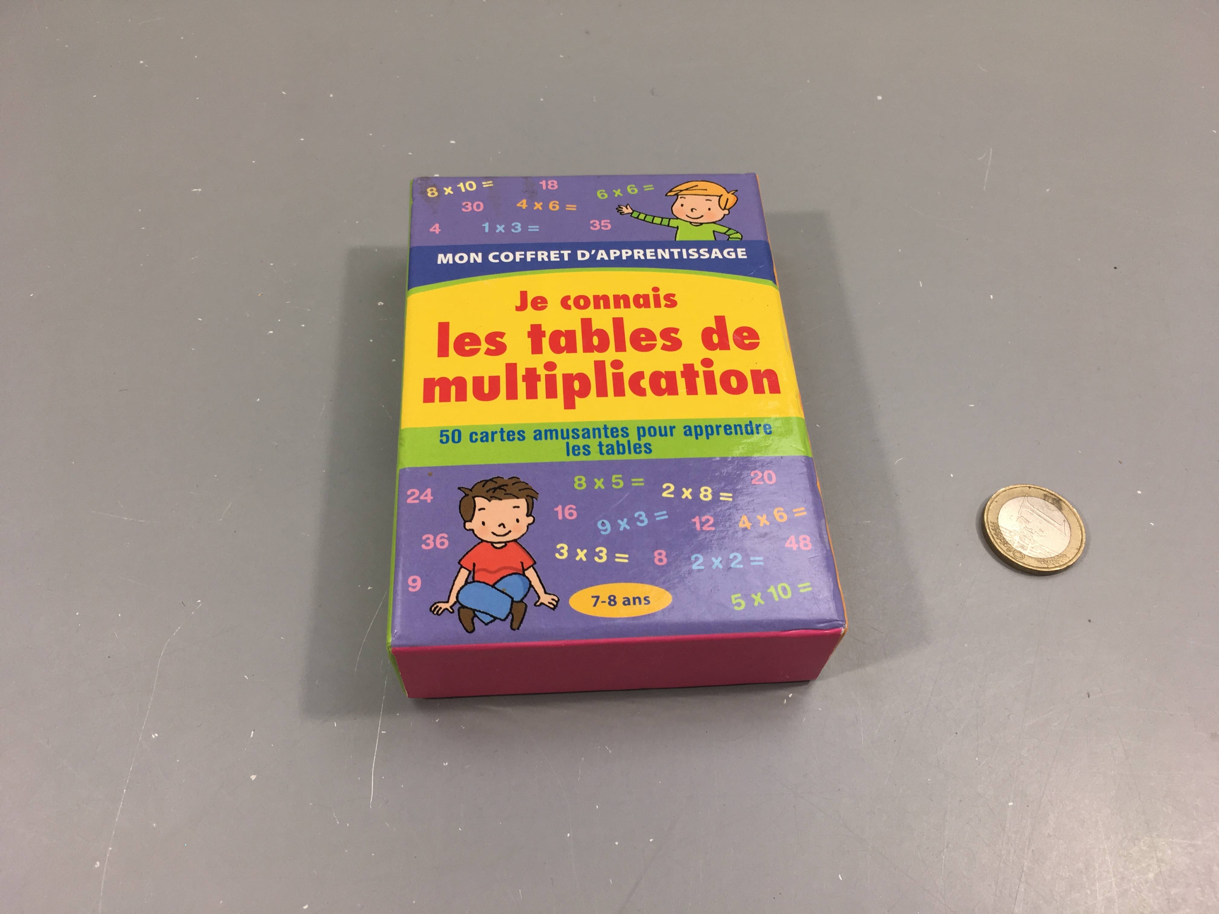 Complet je connais les tables de multiplication, 7-8a