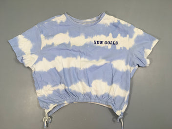 T-shirt m.c taille élastique bleu nuages New Goals