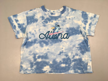 T-shirt m.c cropped bleu nuages Stitch Bouloché!