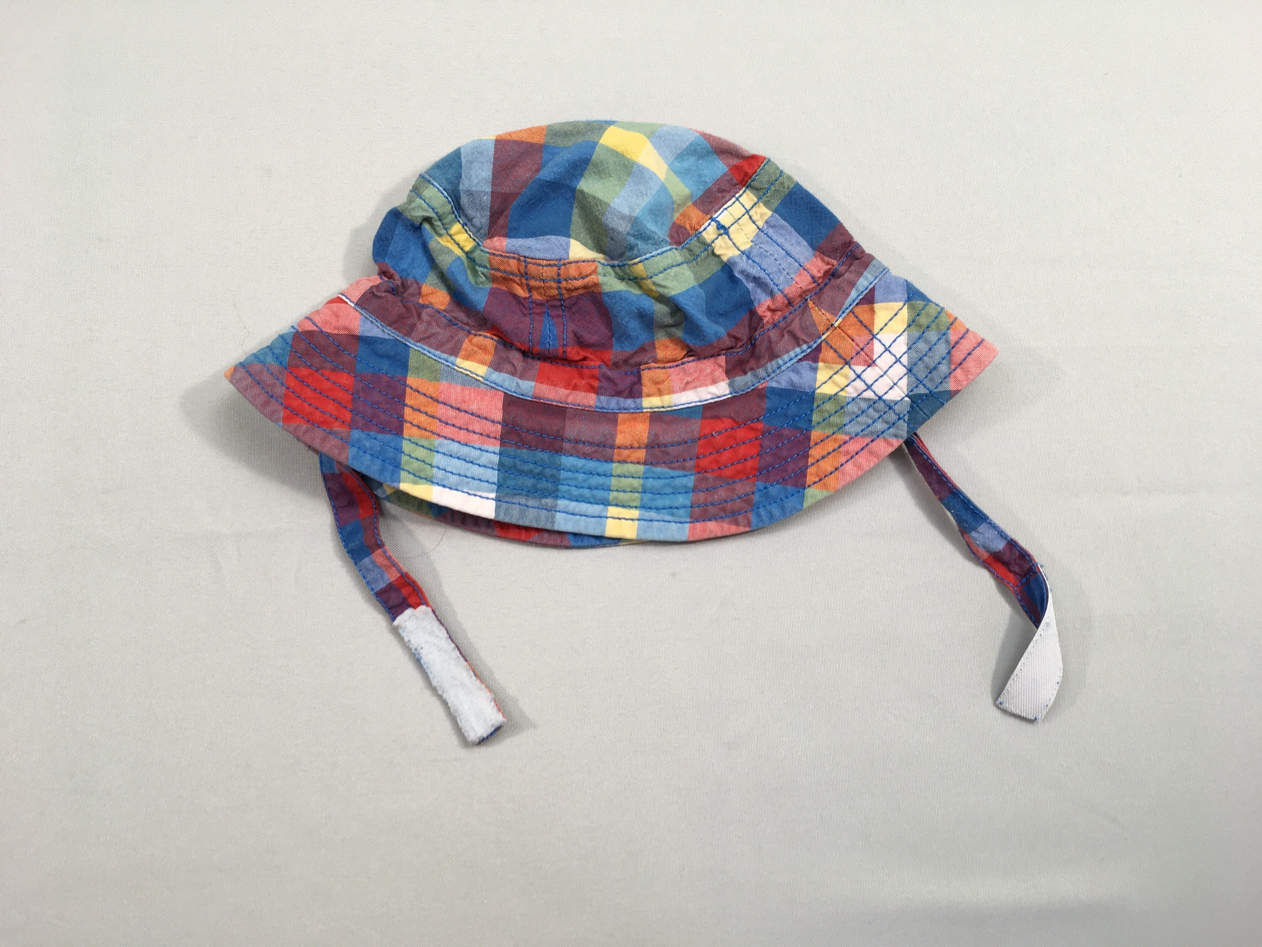 Chapeau à carreaux multicolore, Frugi